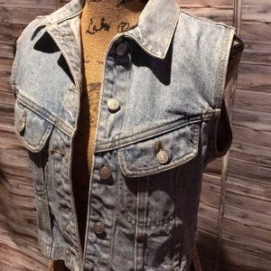 MJ Carroll Jean Vest.  T320